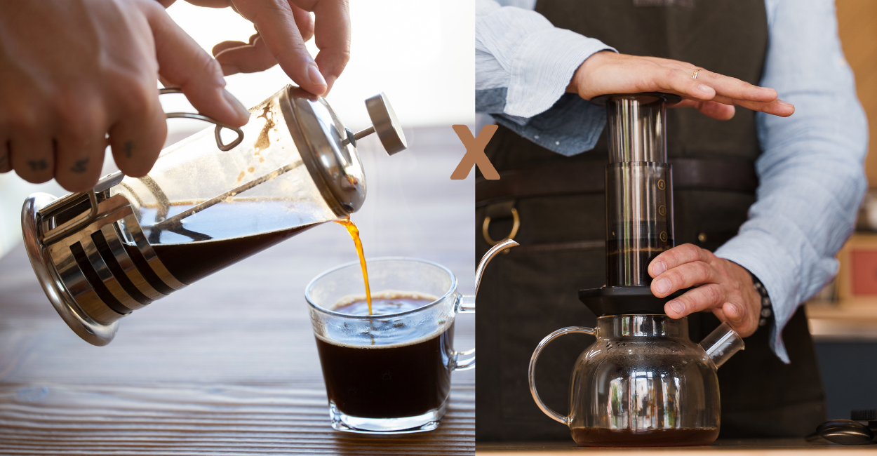 aeropress vs. prensa francesa