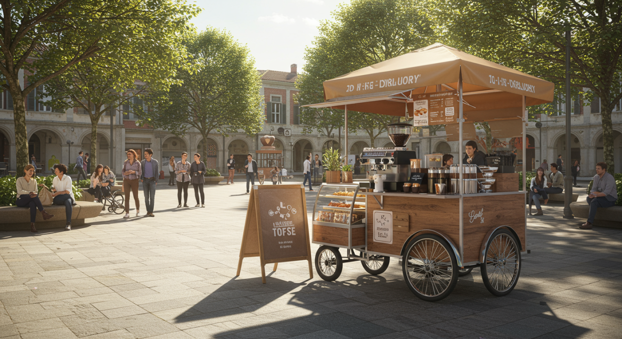 pop-up de café