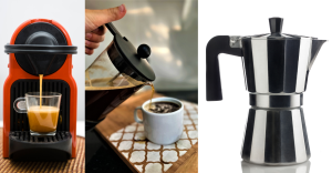 tipos de cafeteiras