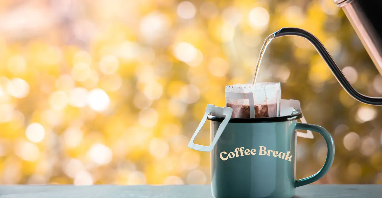 drip coffee com caneca para presentear