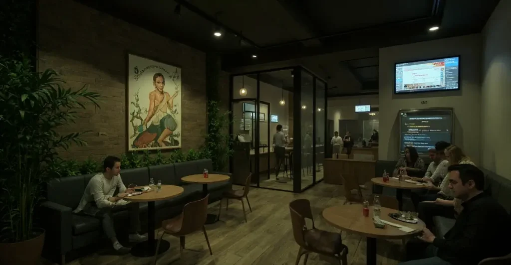design de cafeterias mais tecnologia