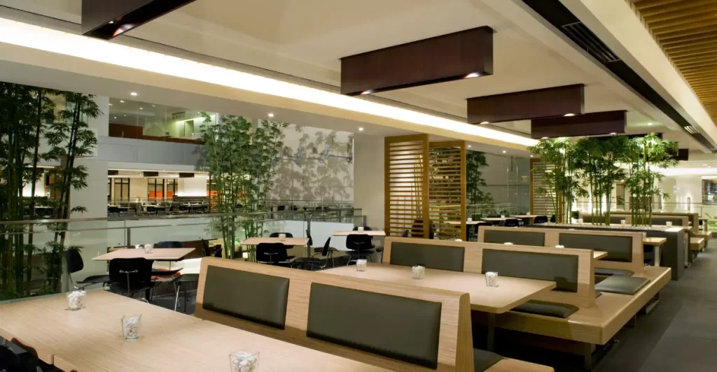 Cafeterias adotam design biofílico