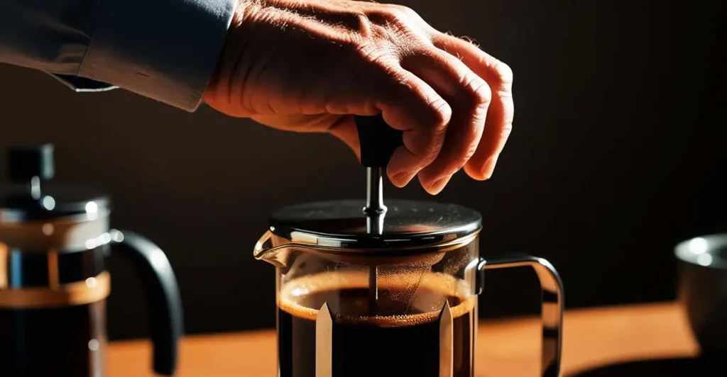 Vantagens do método de preparo na prensa francesa