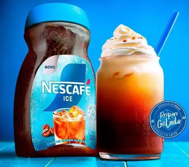 Instantâneo gelado da Nescafé